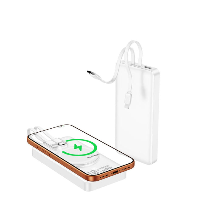 Portable power bank with inductive charging function and intelligent digital display Kalsten