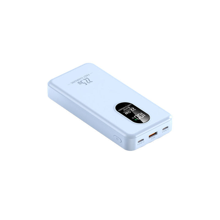 Compact power bank with integrated multi-function charging display Kalsten