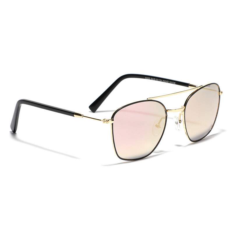 Women's fashionable square sunglasses with luxurious metal frame Kalsten