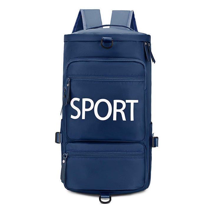 Sporty backpack with multiple compartments and reflective elements Kalsten