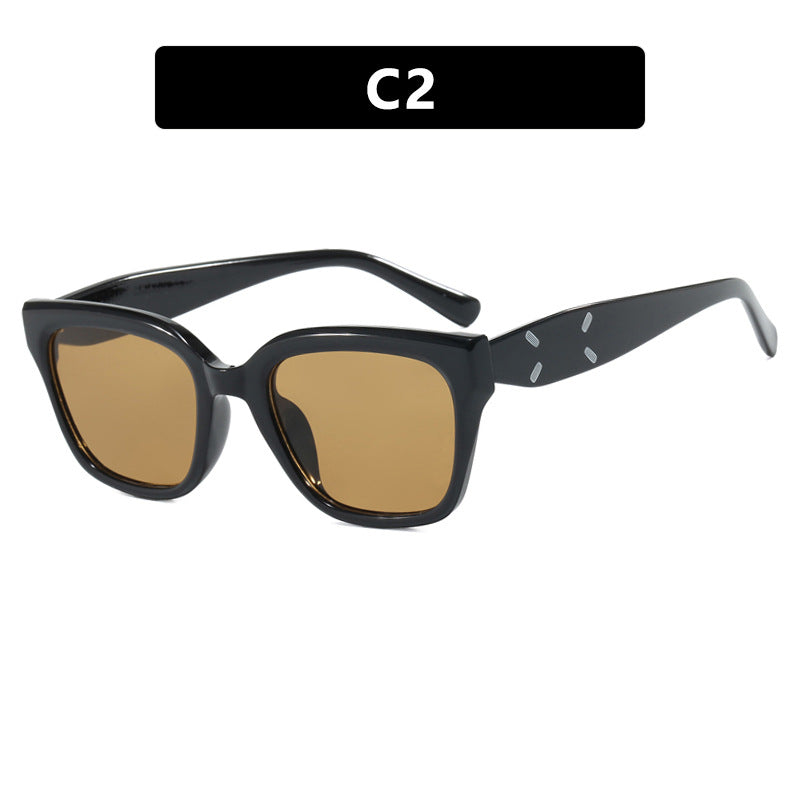 Women's fashionable square sunglasses with UV protection and elegant plastic frame Kalsten
