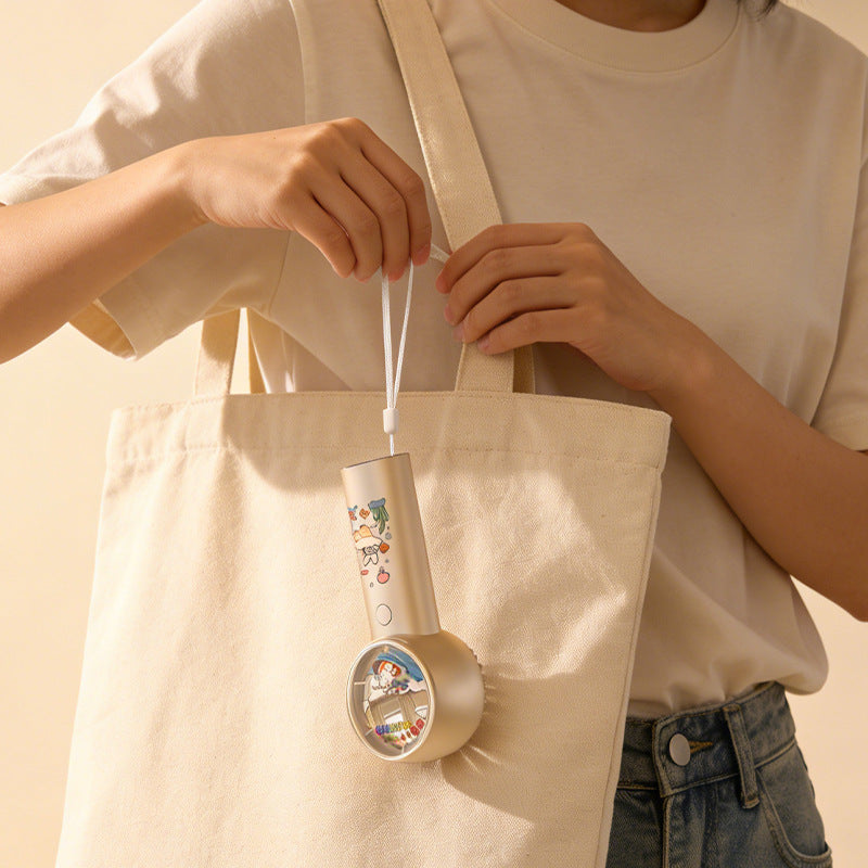 Unisex Handheld Fan with Cartoon Design Kalsten