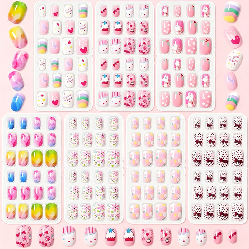 Creative Cartoon-Themed Press-On Nail Set Kalsten