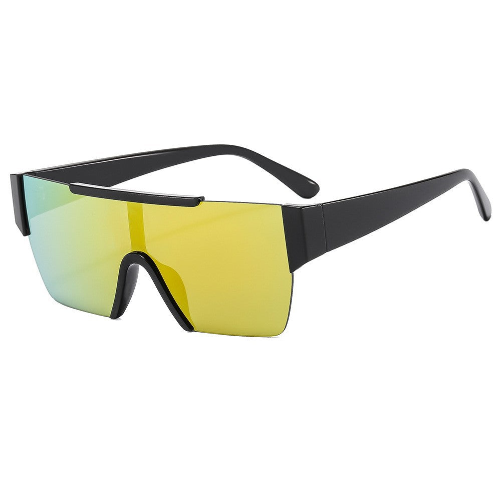 Ladies Sporty Oversized Sunglasses with Modern Protective Frame Kalsten