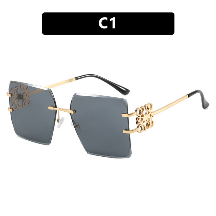 Ladies Designer Sunglasses with striking geometric frame Kalsten