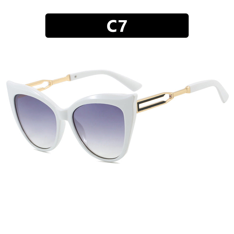 Ladies cat-eye glasses with elegant metal frame Kalsten