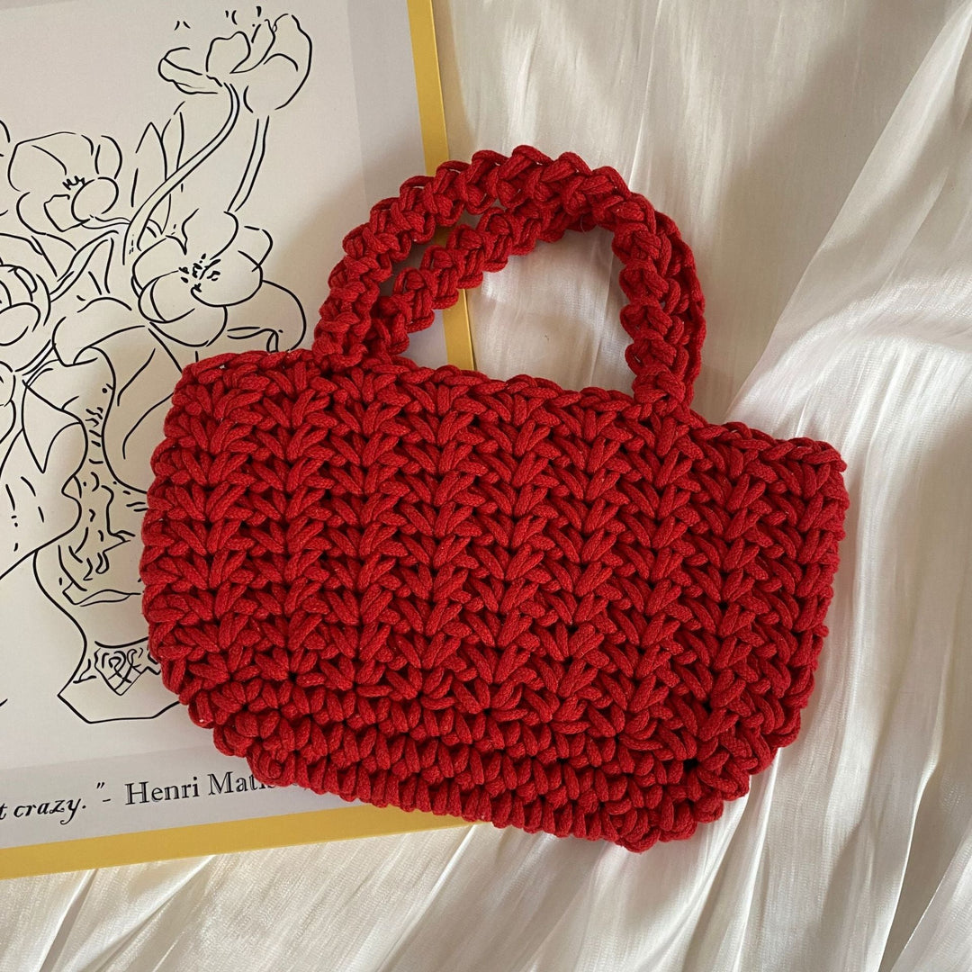 Hand-knotted cotton bag Kalsten