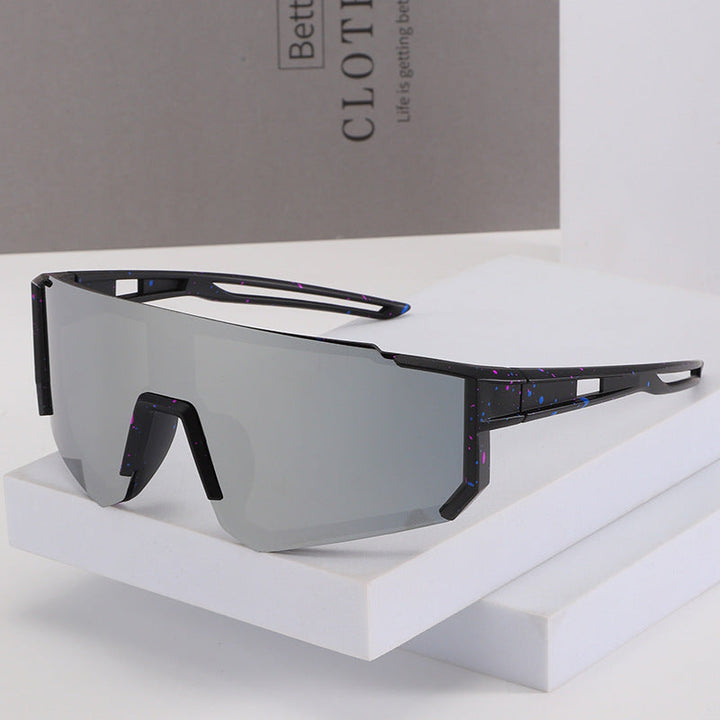 Men's Futuristic Oversized Shield Sunglasses Kalsten