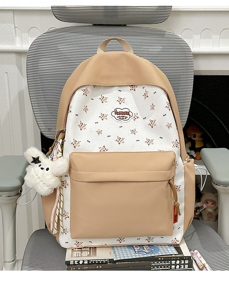 Playful Floral Print Backpack Kalsten