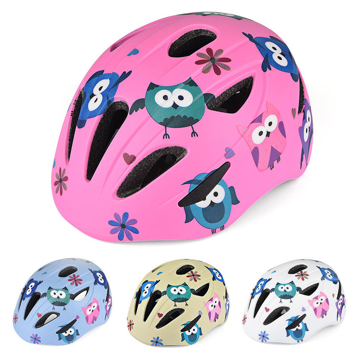 Children's Cute Animal Print Bicycle Helmet Kalsten