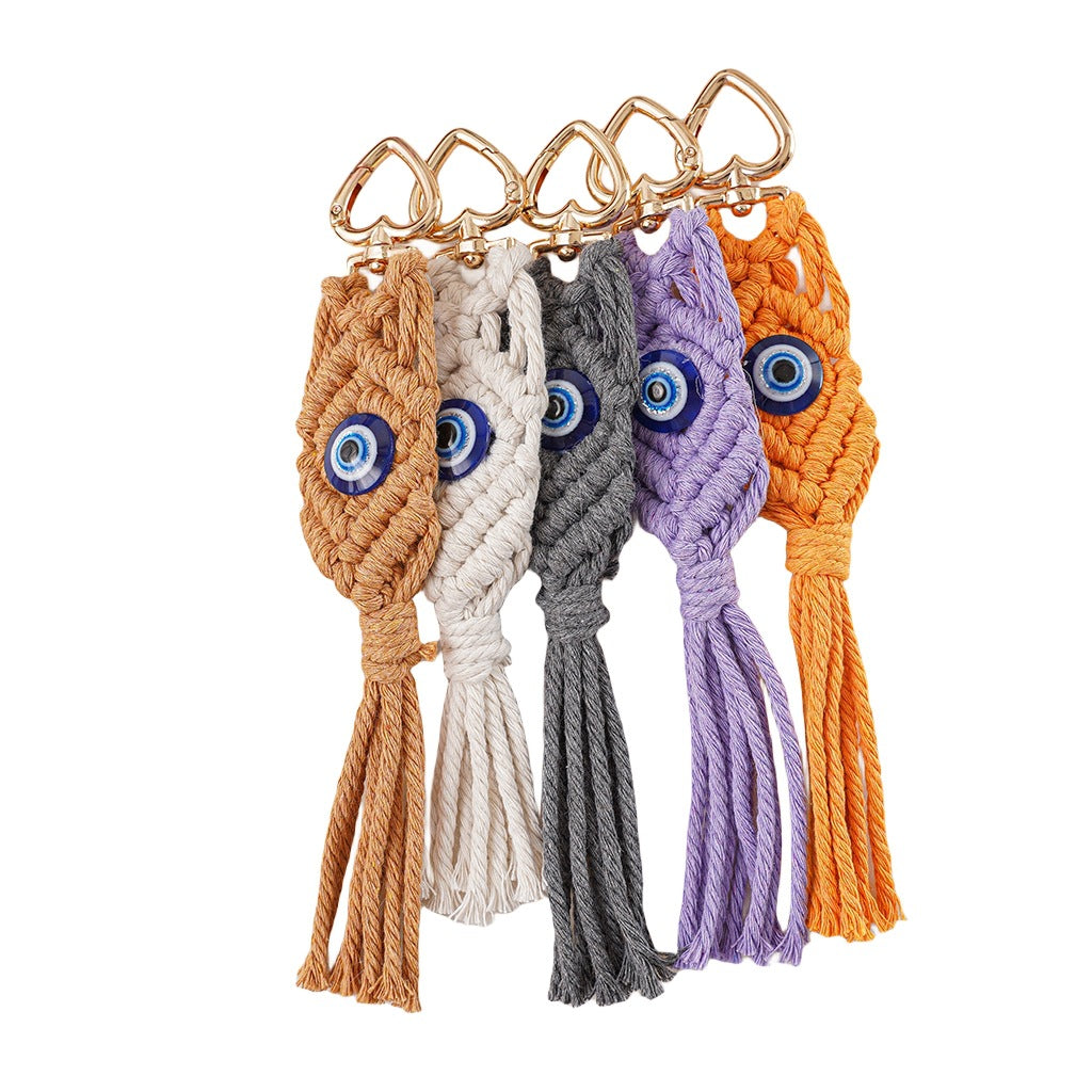 Decorative Macrame Keychain Holder Acalora