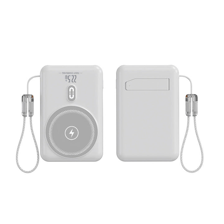 Portable power bank with inductive charging function and LED display Kalsten
