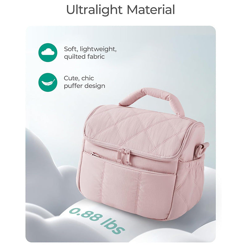 Elegant cosmetic bag with practical carrying handle Kalsten