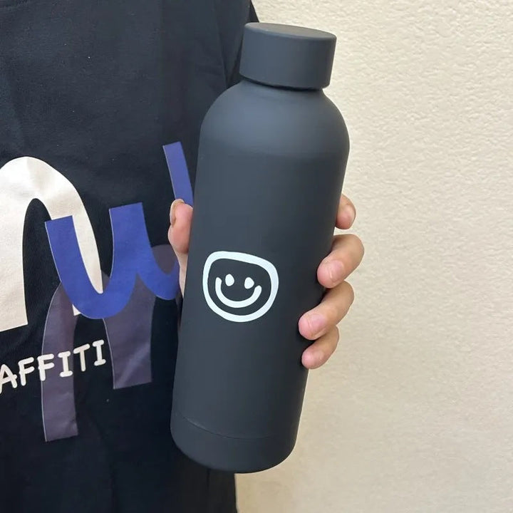 Women's insulated bottle with creative smiley design Kalsten