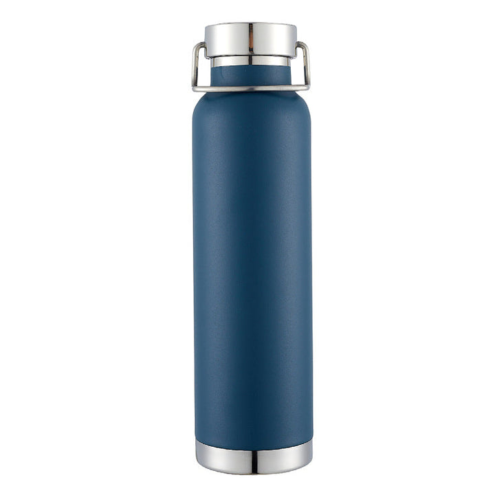 Double-Wall Vacuum Insulated Stainless Steel Water Bottle With Twist-Lock Carry Lid