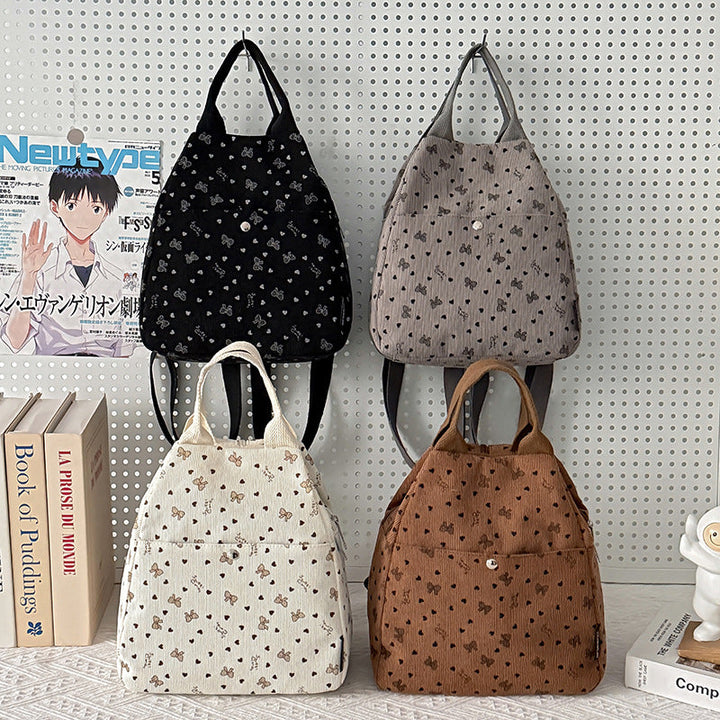 Cord Backpack with Playful Designs Kalsten