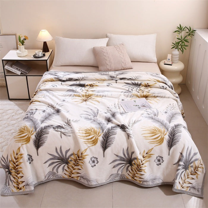 Women soft plush blanket with playful design Kalsten