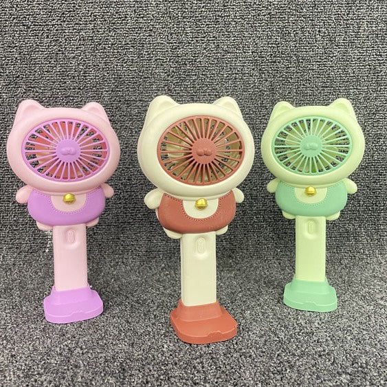 Unisex Portable Mini Hand Fan in Cute Cat Design Kalsten