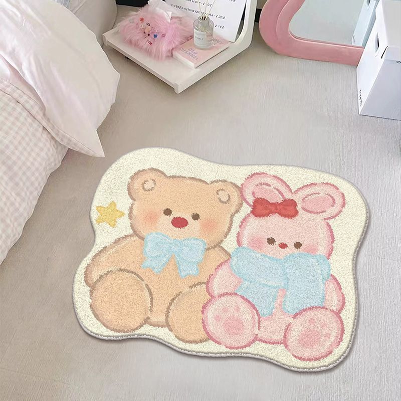 Adorable Cartoon Bear Area Rug Kalsten
