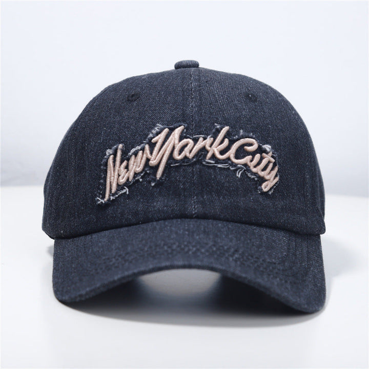 Women's Distressed Denim Baseball Cap Kalsten 1784083711