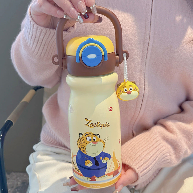 Women's insulated bottle with innovative animal design and practical integrated carrying handle Kalsten