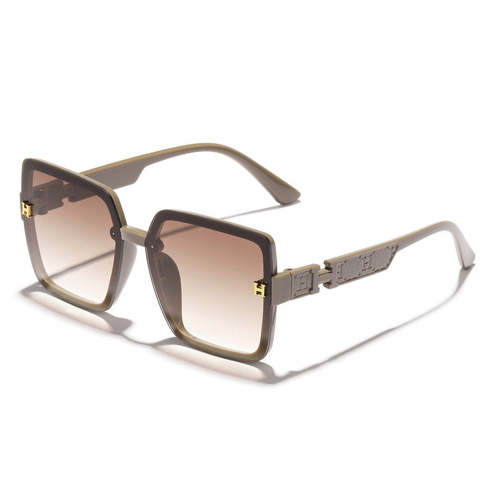 Women's oversized fashionable sunglasses with elegant gradient Kalsten