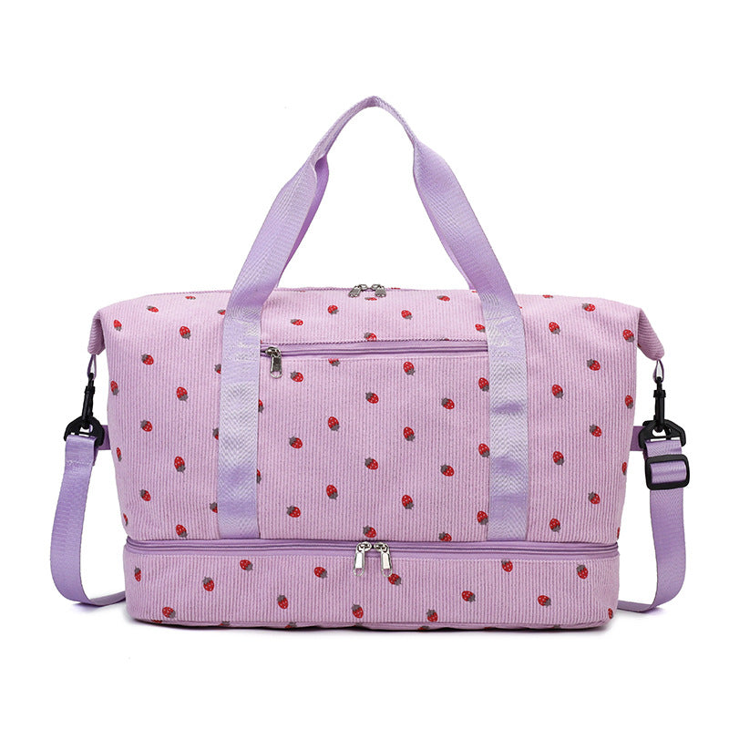 Multifunctional sport and travel bag with floral pattern Kalsten