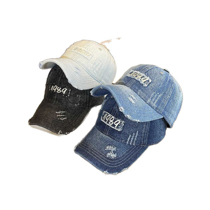 Women's Distressed Denim Cap Kalsten