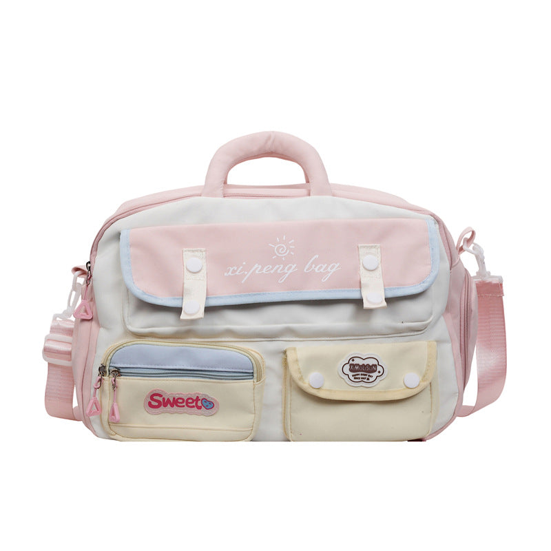 Sporty Shoulder Bag With Multifunctional Compartments Kalsten