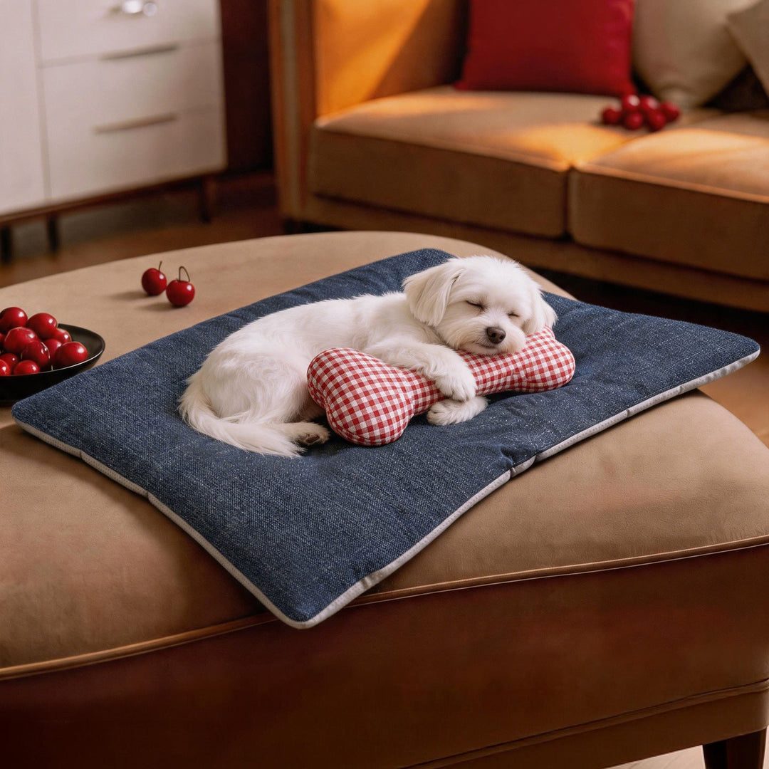Unisex Playful and cozy pet mat with cushion shapes Kalsten