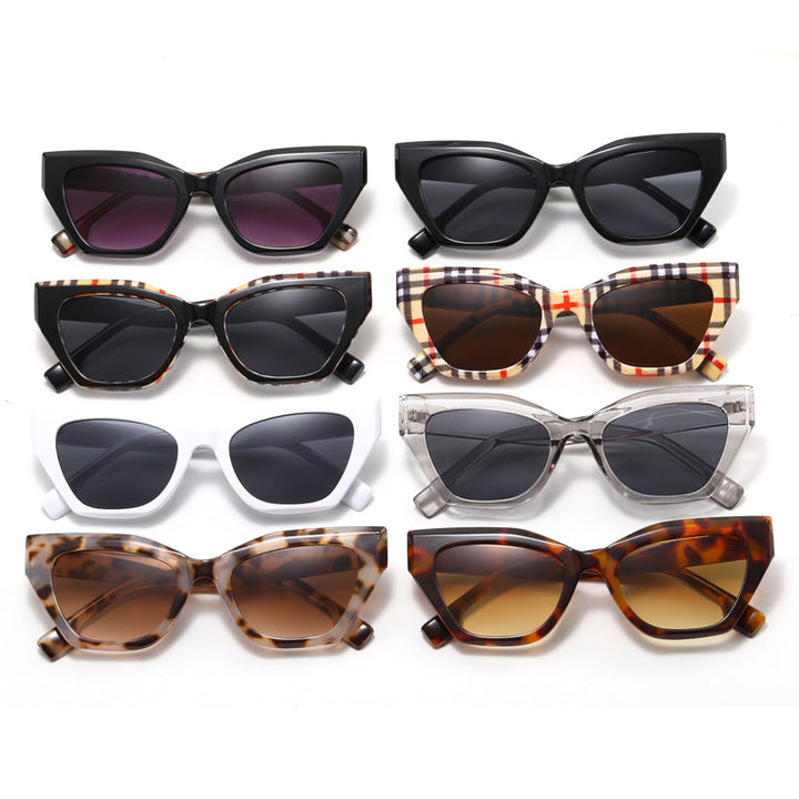 Women’s asymmetrical oversized sunglasses with trendy frame Kalsten