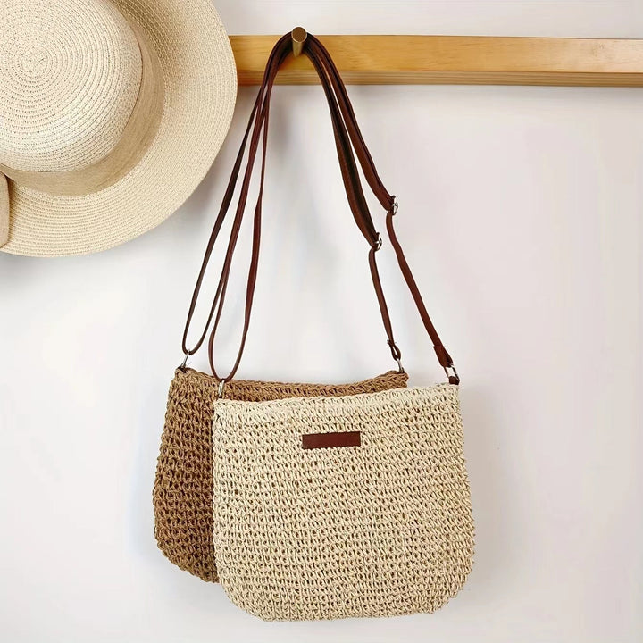 Handcrafted Rattan Crossbody Bag Kalsten