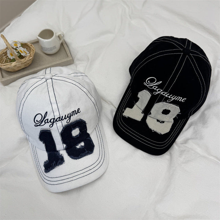 Men's Distressed Denim Baseball Cap Kalsten 1783921779