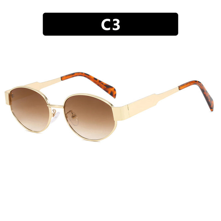 Ladies fashionable sunglasses with innovative geometry design Kalsten