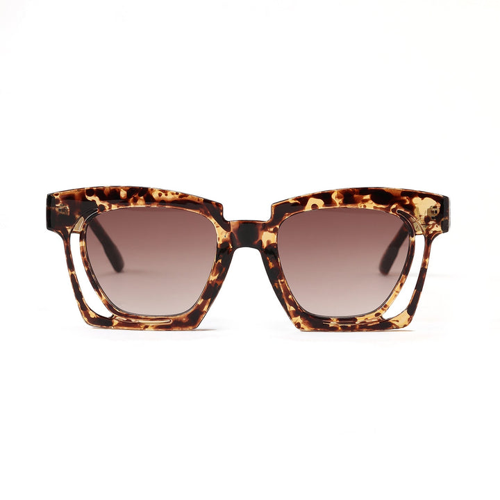 Ladies trendy geometric sunglasses with stylish square frame Kalsten
