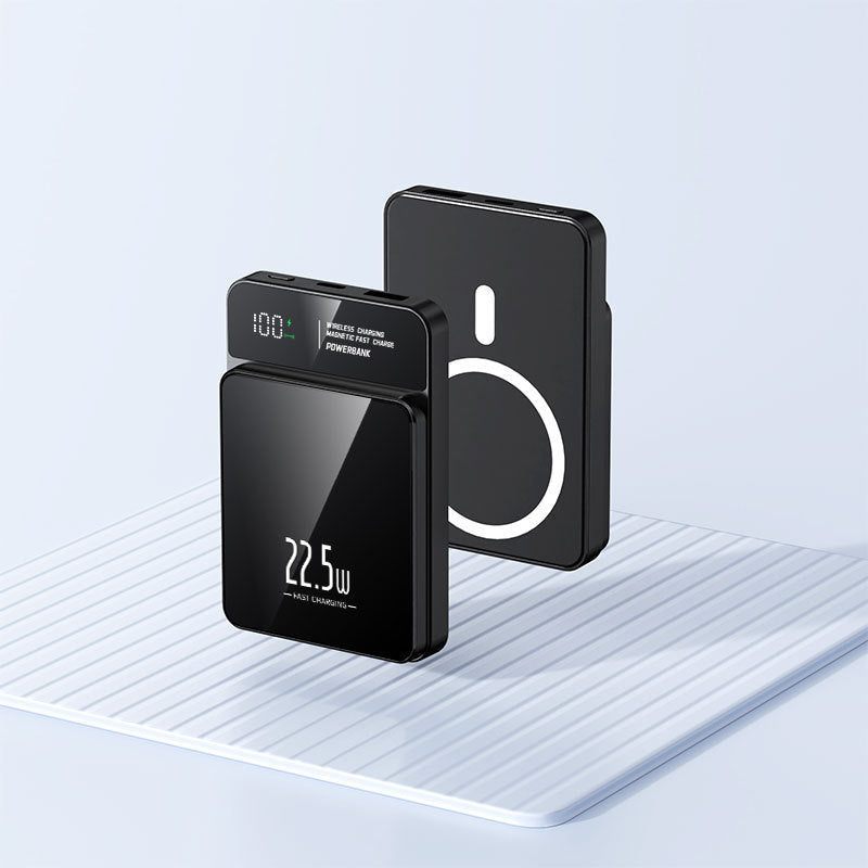 Portable power bank with wireless charging function and digital temperature display Kalsten