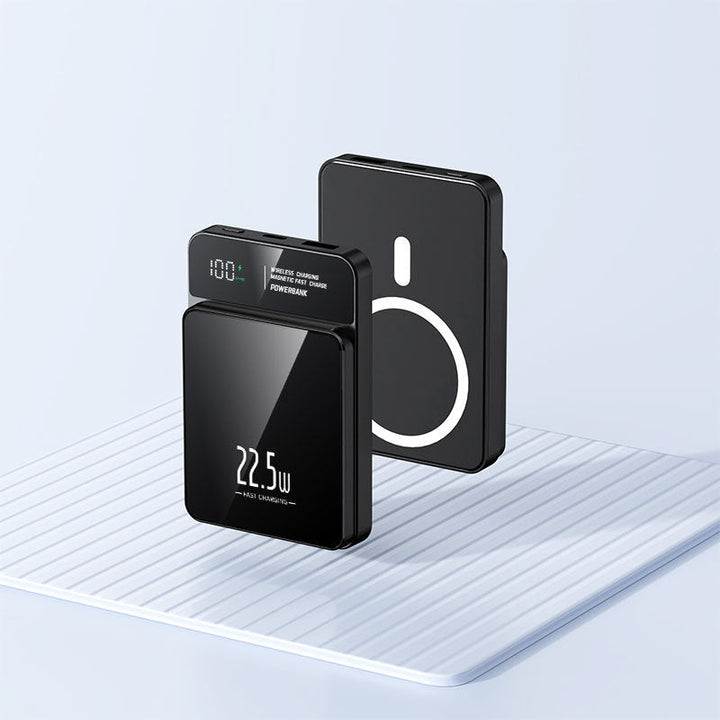 Portable power bank with wireless charging function and digital temperature display Kalsten