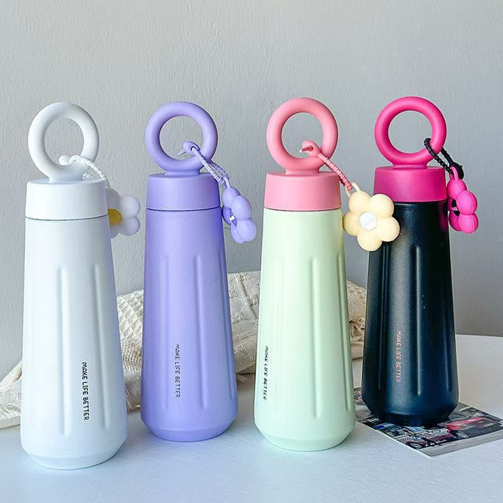 Ladies stylish water bottle with practical carry handle Kalsten