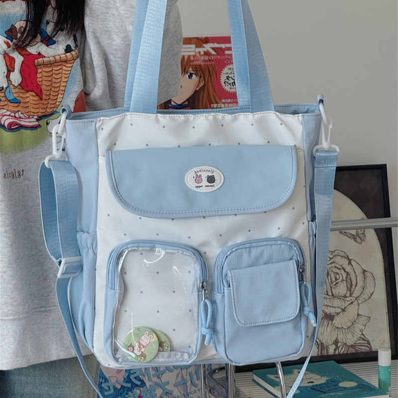Multi-Pocket Casual Tote Bag Kalsten