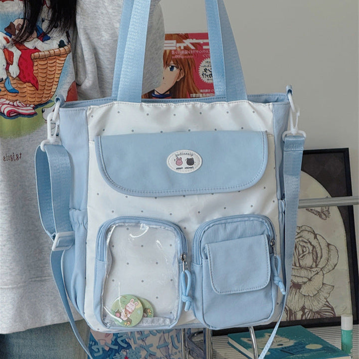 Multi-Pocket Casual Tote Bag Kalsten