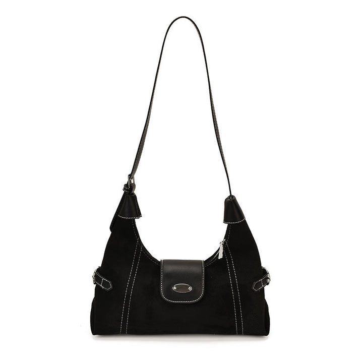 Stylish Suede Shoulder Bag Kalsten