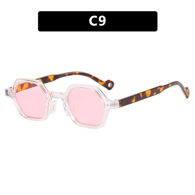 Women's hexagonal sunglasses in a modern design with protective lenses Kalsten