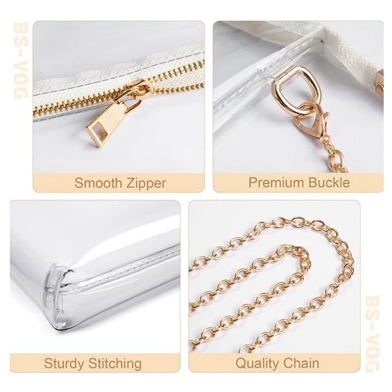 Elegant Transparent Clutch Kalsten