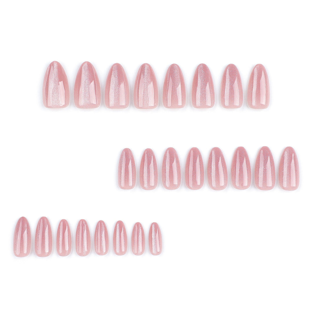Elegant Artificial Nails with High Gloss Finish Kalsten