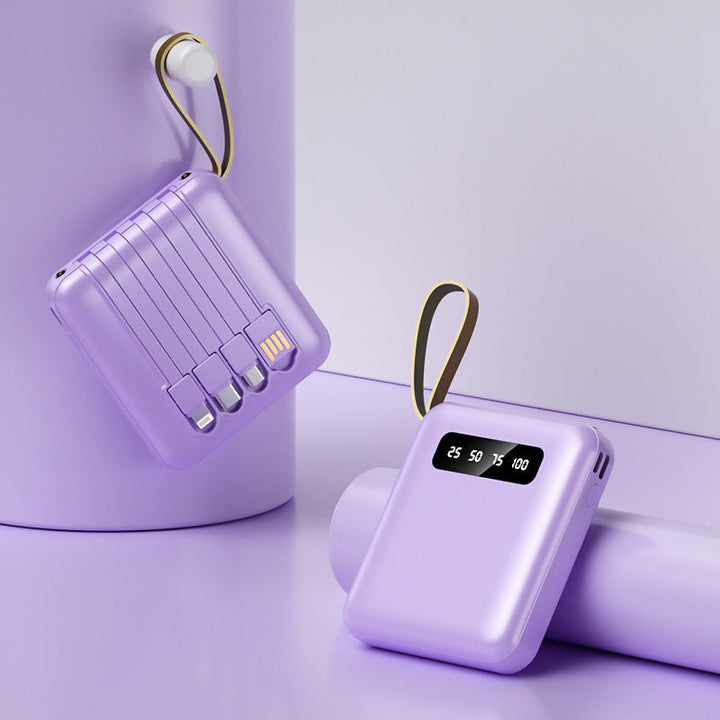 Multifunctional Power Bank with Integrated Cable System Kalsten