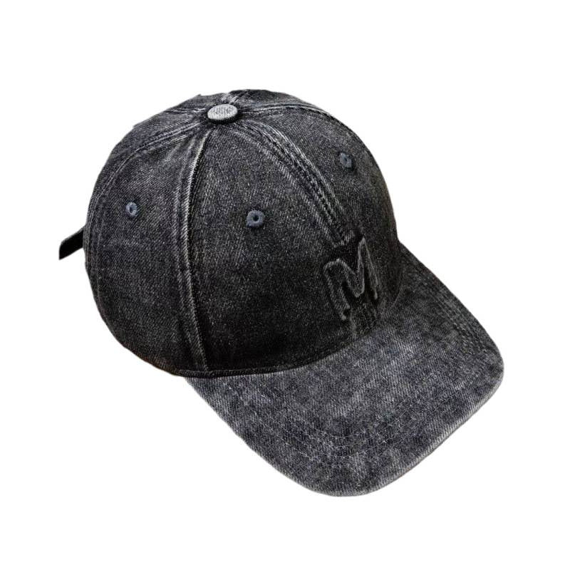 Men's Distressed Denim Baseball Cap Kalsten