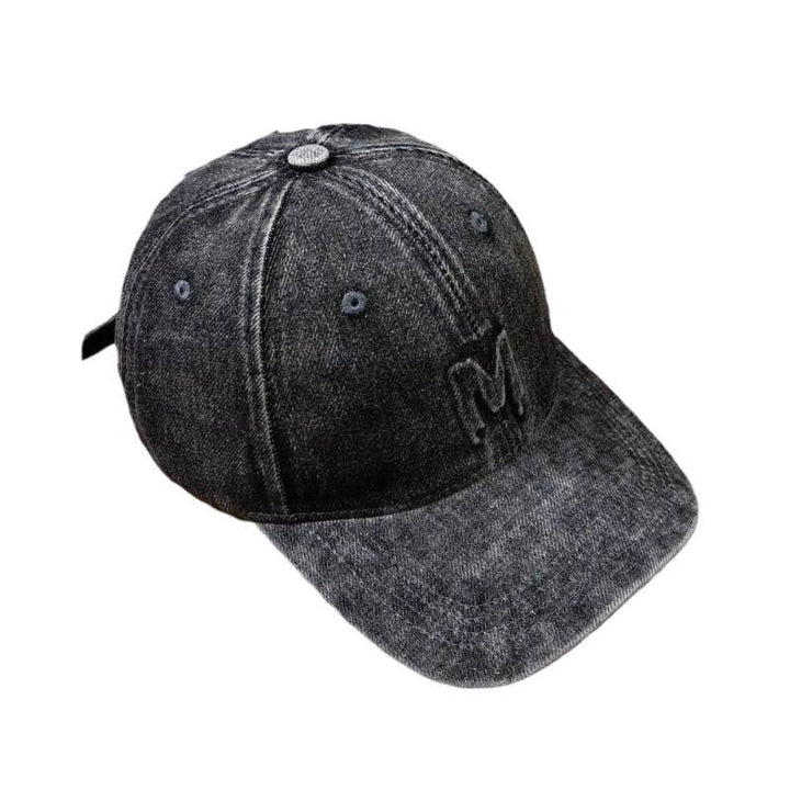 Men's Distressed Denim Baseball Cap Kalsten