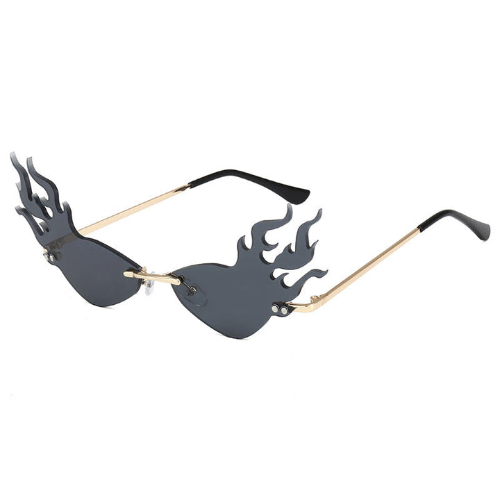 Women's fashionable sunglasses with flame-shaped design Kalsten