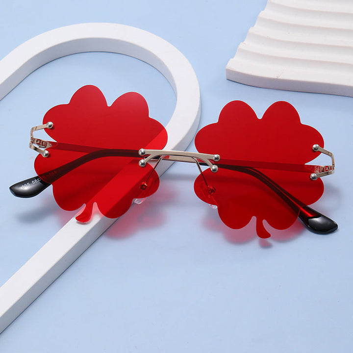 Women playful sunglasses with unique flower frame Kalsten