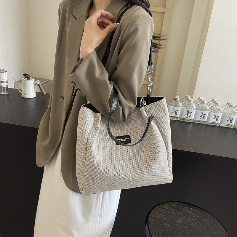 Chic Textured Shoulder Bag Kalsten